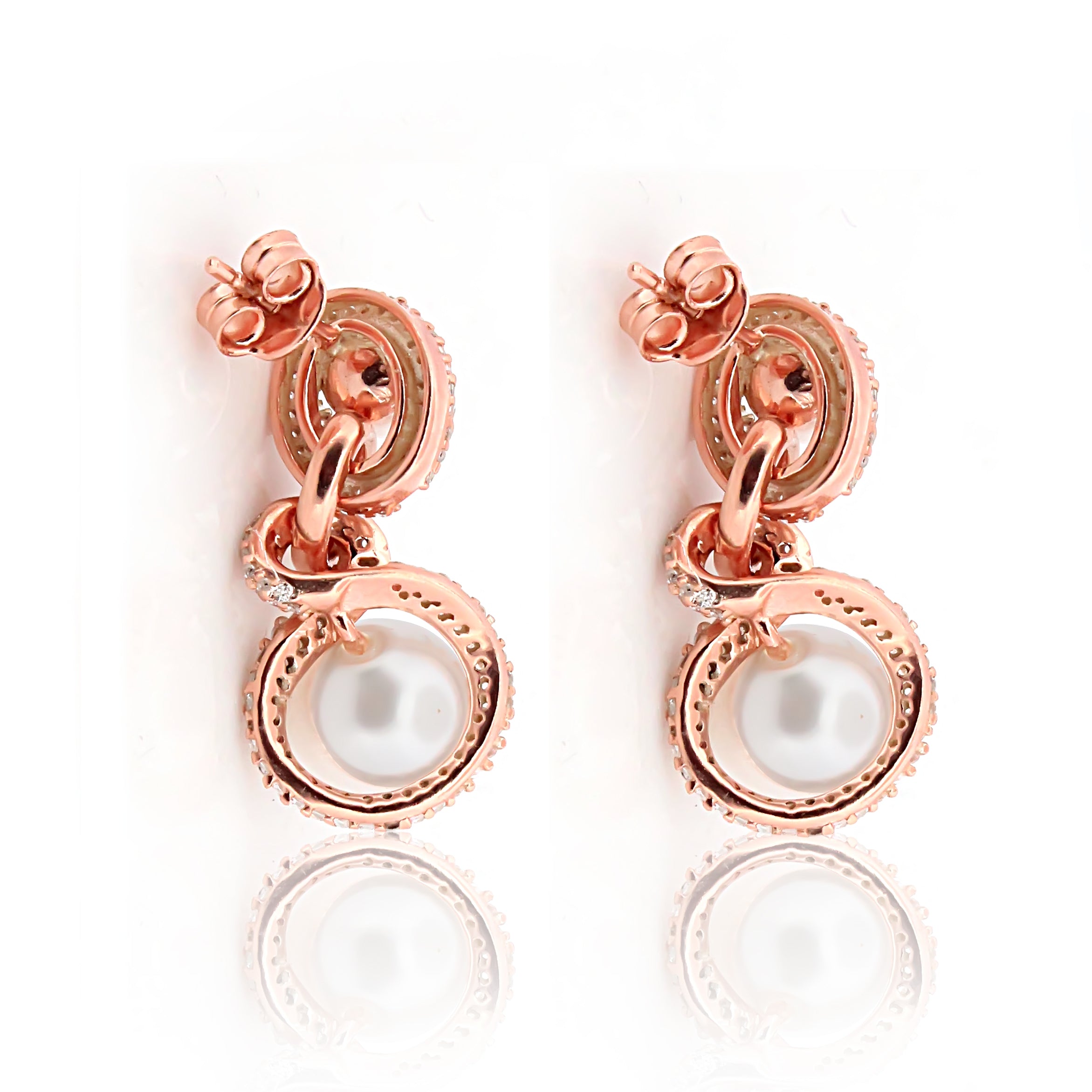 925 Sterling Silver CZ Stone Earring For Women By Kesardeep